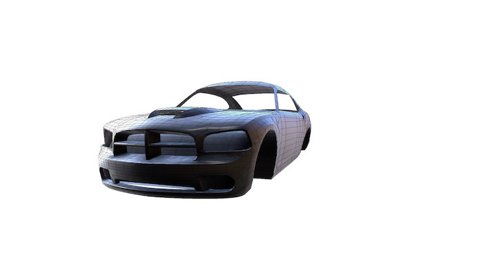 _temp_ Dodge Charger SRT8 2005 3D Model