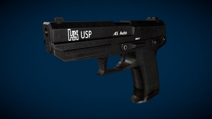 H&K USP 3D Model
