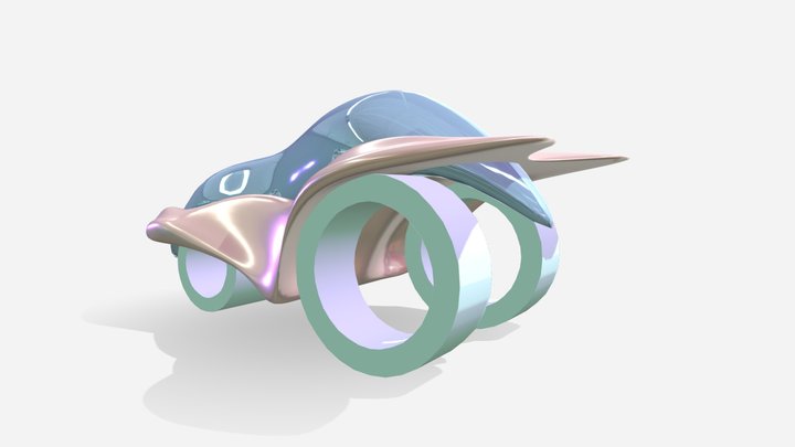 Calla Lily Tricycle 3D Model