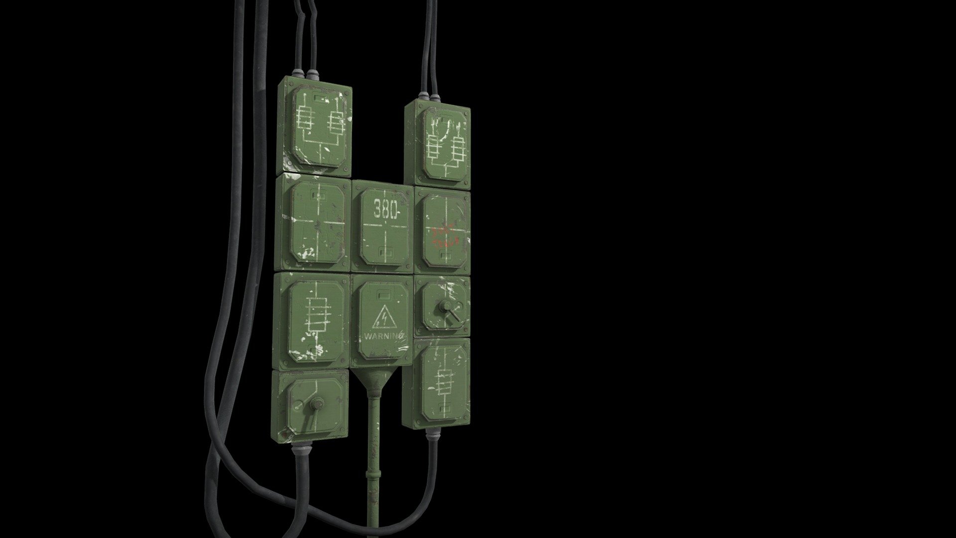 Electrical Panel - Download Free 3D model by Prstk [75367f3] - Sketchfab