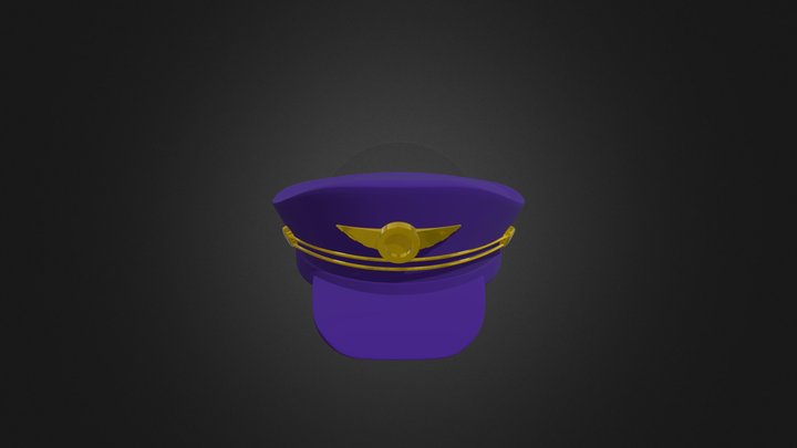 Pilot Cap 3D Model