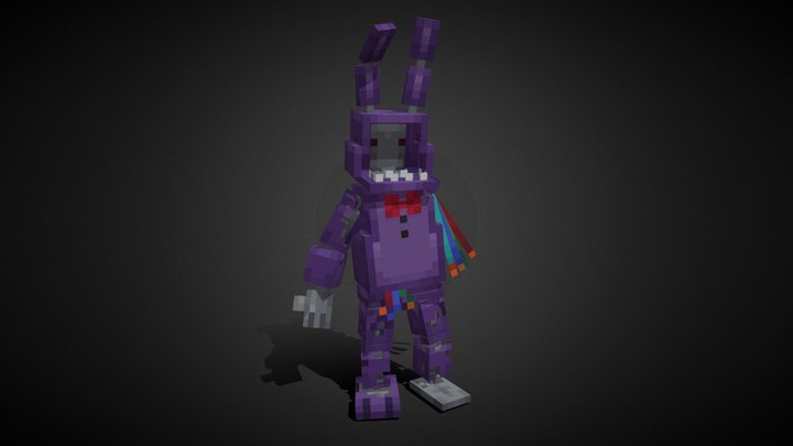 Withered Bonnie 3D Model