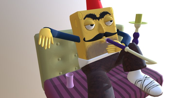 Turkish Spongebob 3D Model