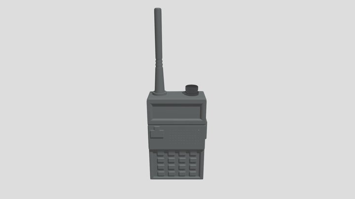 Walkie Talkie 3D Model