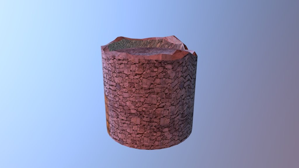 Ruined Tower — Sketchfab embed 3D viewer