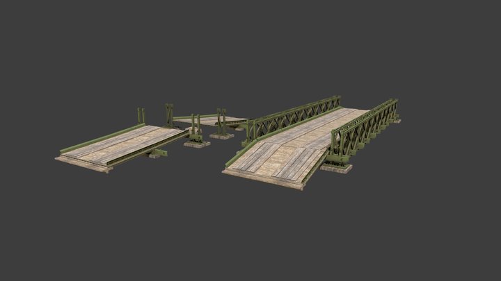 Bailey Bridge DS type 3D Model