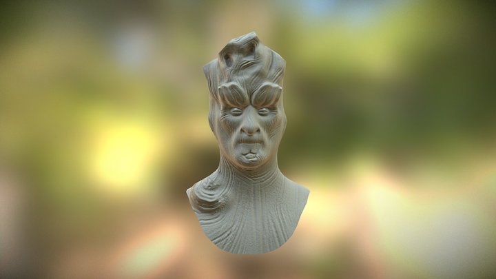 WoodMan 3D Model