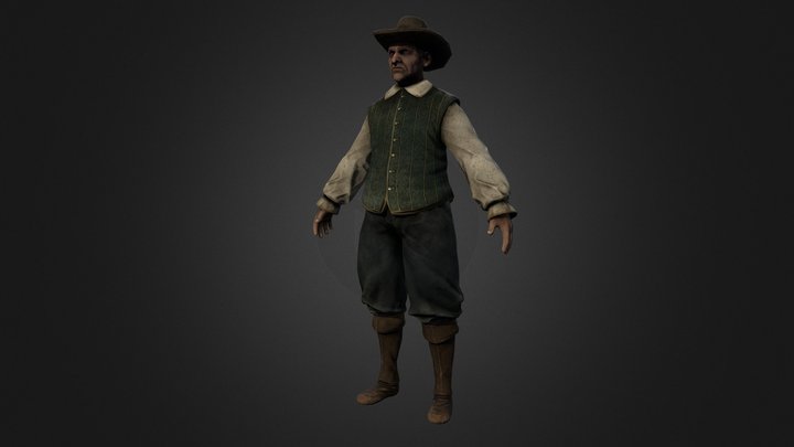 Old Men 3D Model