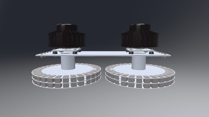 Halbach Wheel 3D Model