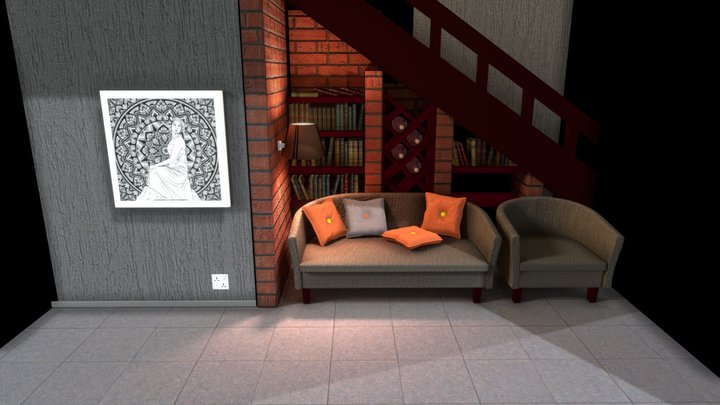 Reading Room 3D Model