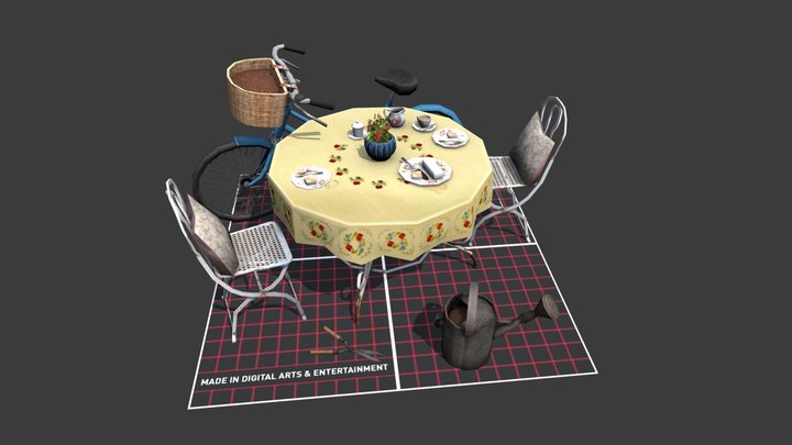 DAE 5 Finished props - Grandmas House 3D Model