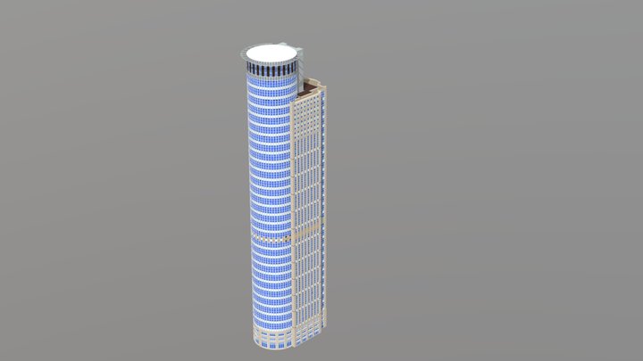 Moshe Aviv Tower 3D Model