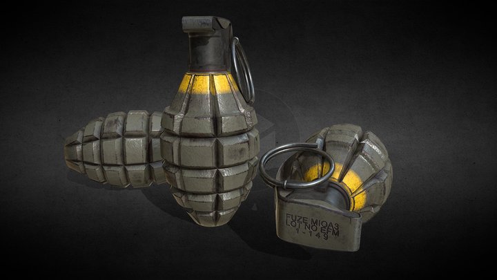 Grenade Mk II 3D Model