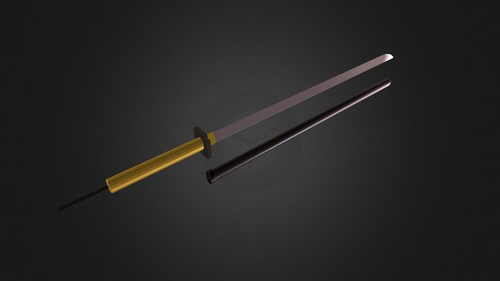 Katana sword 3D Model