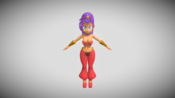shantae 3D Model