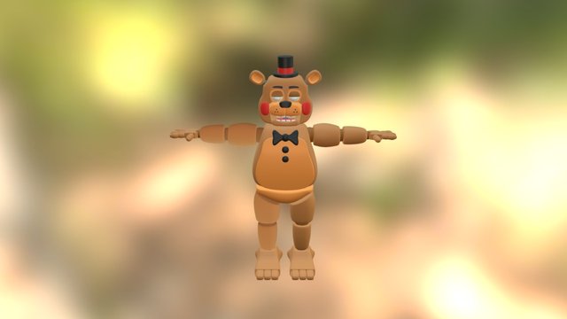 TOY FREDDY V2 3D Model