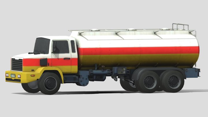 Fuel Truck 3D Model