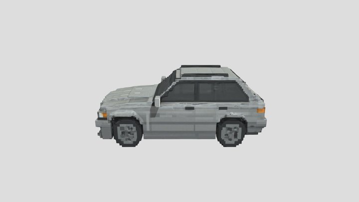 Pixelated Ride 3D Model