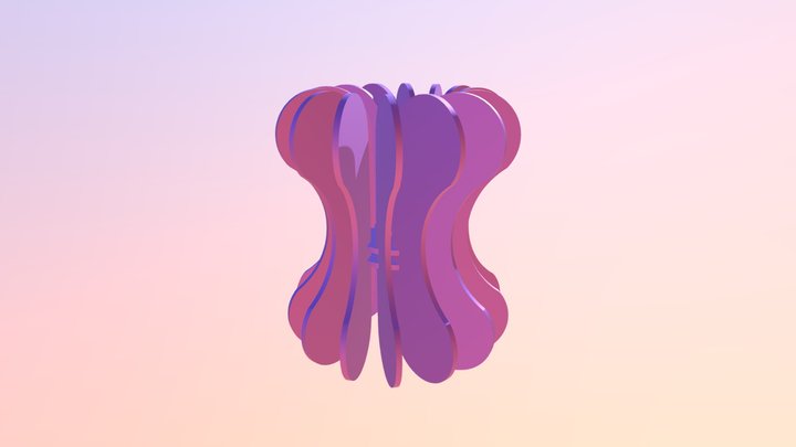 Assembly3 Angled Glasses 3D Model