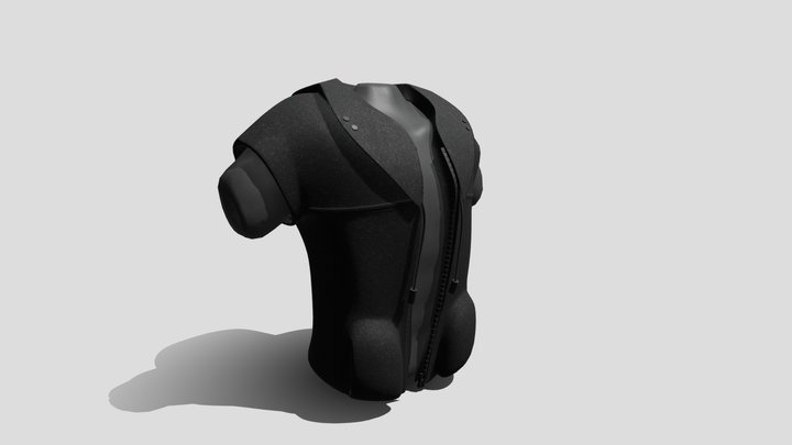 Stylized Coat 3D Model