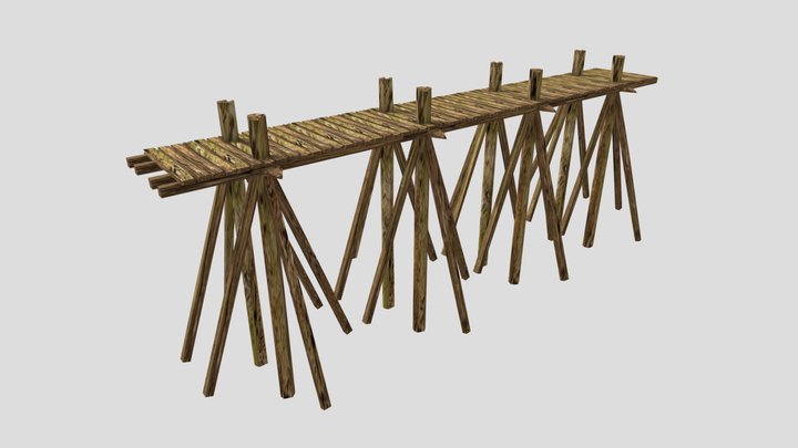 Port structures 3D Model