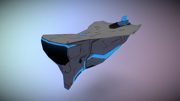 Dropship 3D Model