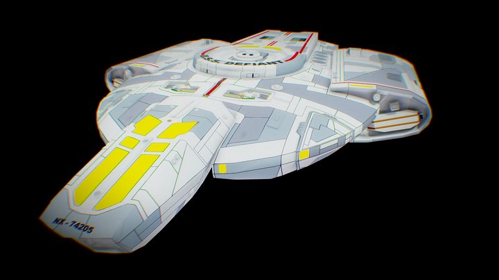 Spaceship 3D Model