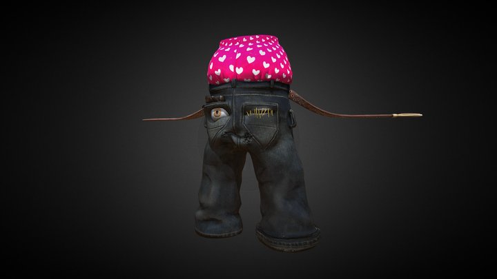 Stitch Character Model 3D Model