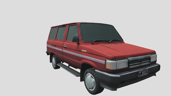 Kijang 3d Model 3D Model