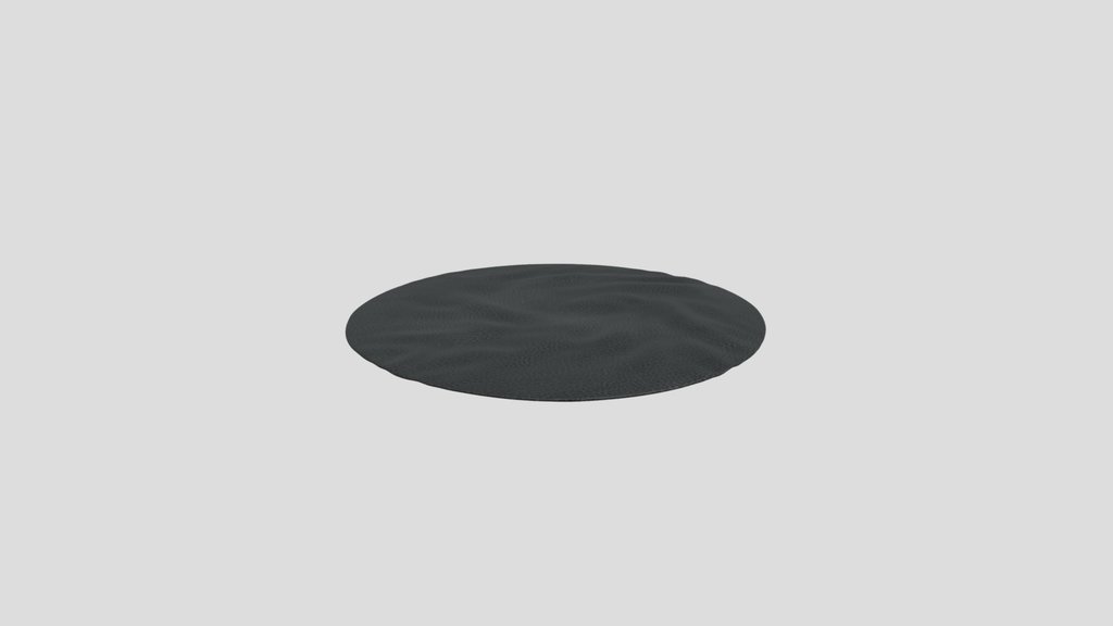 Black And White Fur Bathmat