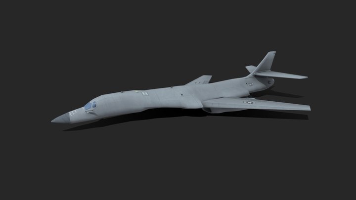 Rockwell B-1 Lancer – Gratis 3D-model STL