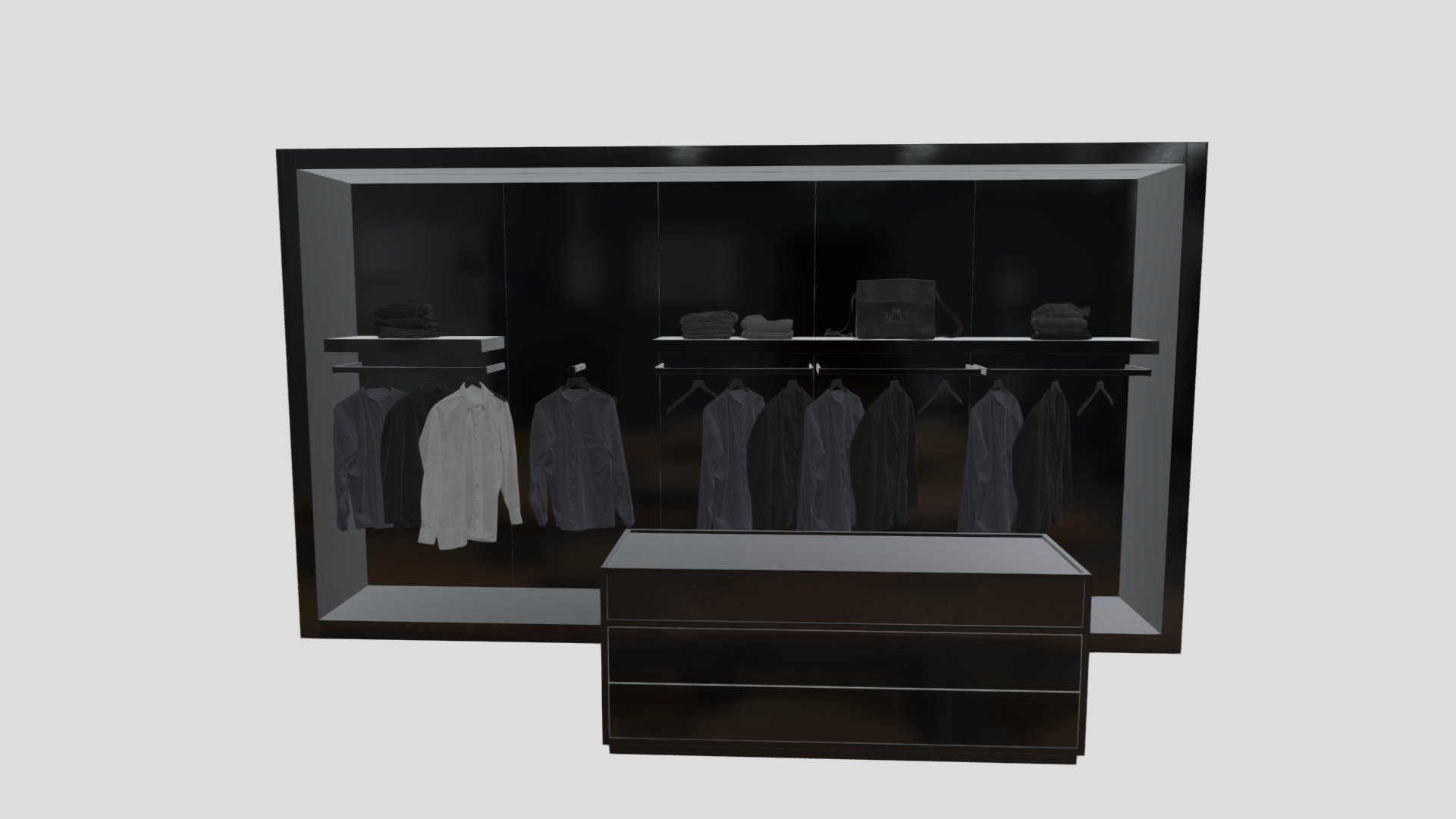 Store fixtures 3 AM216 Archmodel - Buy Royalty Free 3D model by ...