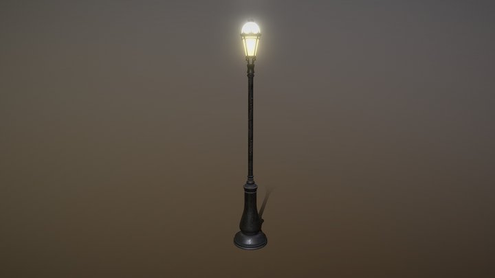 Old street lanthern 3D Model