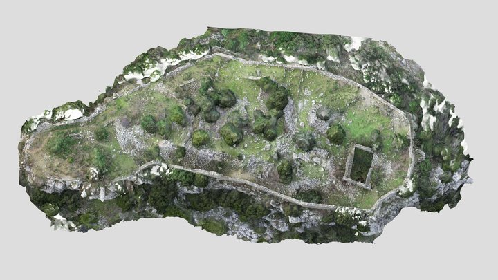 Utvrda Galešnik - Otok Hvar 3D Model