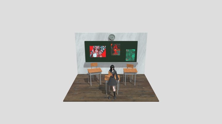 1131448073_周子萍_放課 3D Model