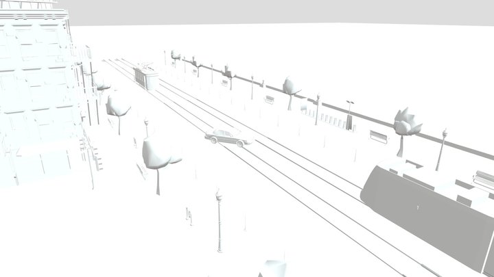 City Scene Awesome Sauce 3D Model
