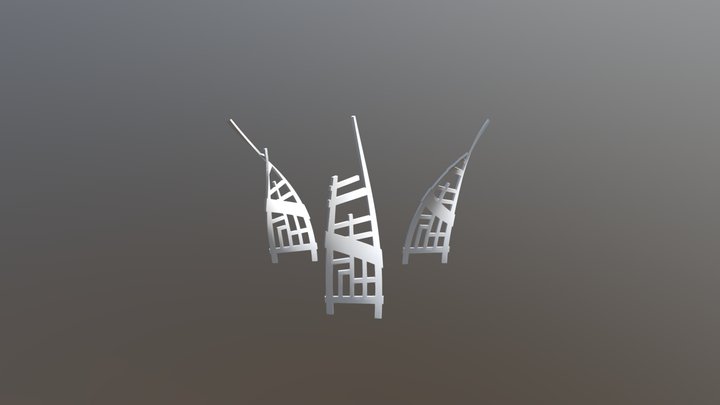 Three Together 02 3D Model