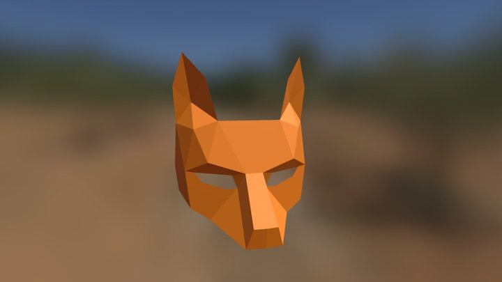 Fox Mask 3D Model