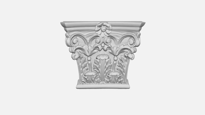 Пилястр Gaudi Decor (Гауди Декор) PL 551N 3D Model