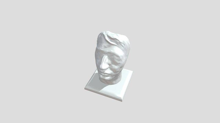 Roman Head ? - 3D Scan of Clay Sculpture 3D Model