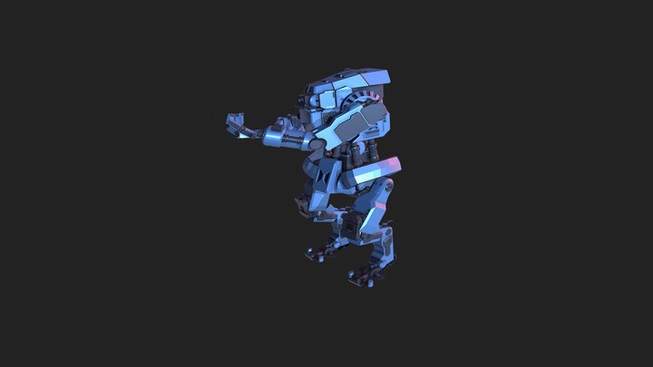 Titanfall Robot 3D Model
