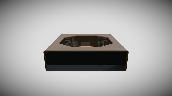 Altar Demoníaco Black Clover 3D Model