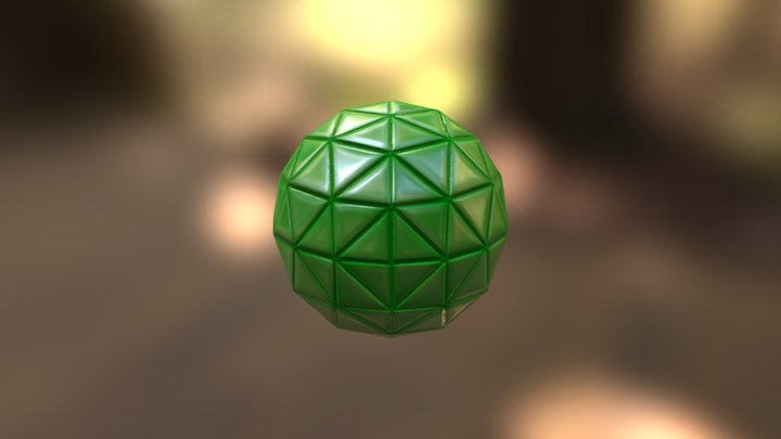 Ball Unwrapped 3D Model