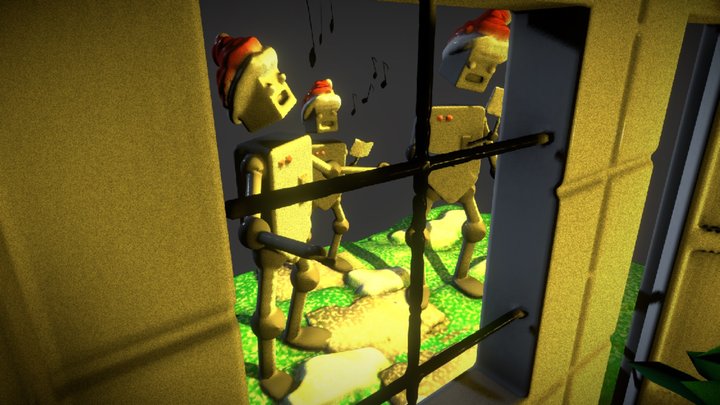 Carol Singers | VR Sculpting 3D Model