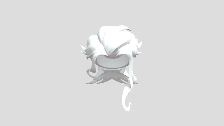 Dottore hair 3D Model