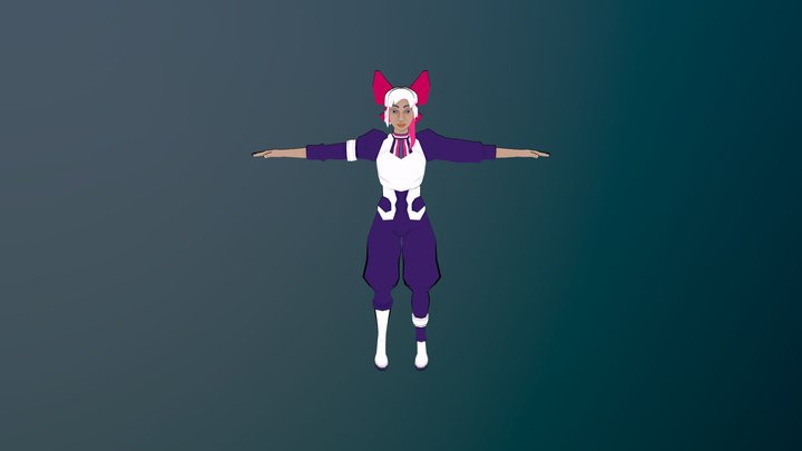 Band Girl 3D Model