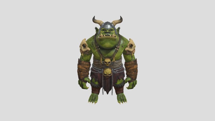 Large Troll 3D Model