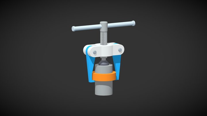 【VR动画】拉拔器工作原理 3D Model