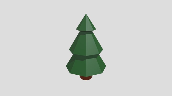 Small Pine Tree 3D Model