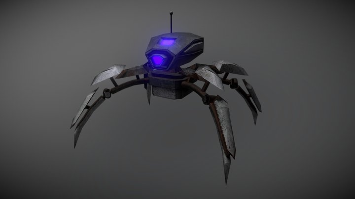 Spider Robot 3D Model